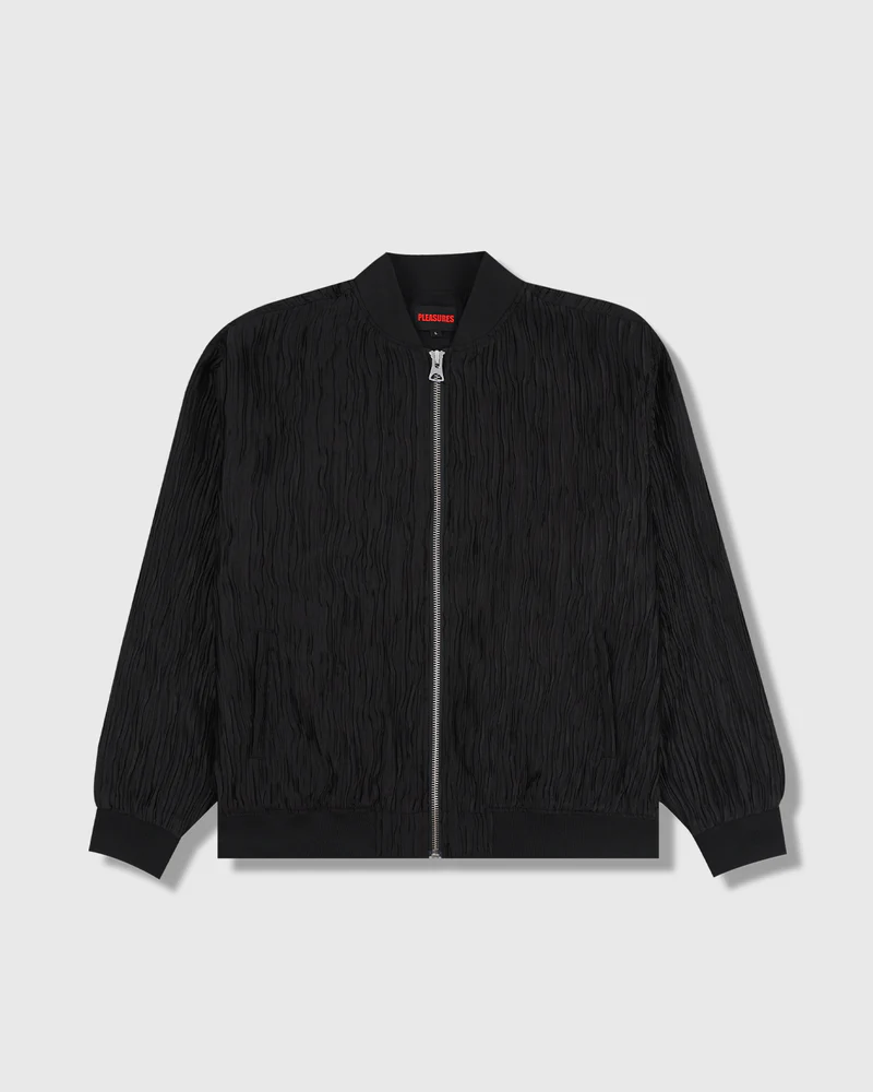 PLEASURES DISGUISE TRACK JACKET BLACK - Tôpette Skateboards & Lifestyle