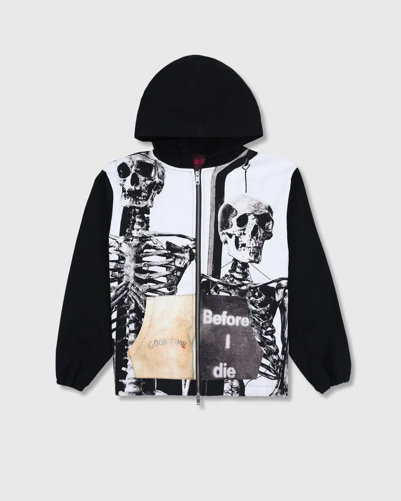 PLEASURES GOOD TIME PONCHO ZIP HOODIE