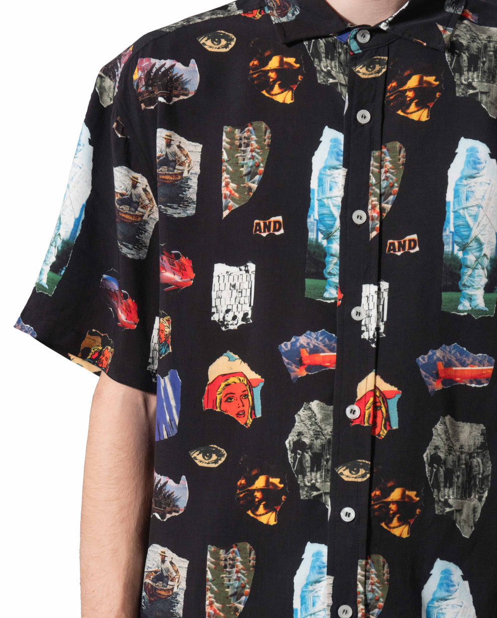 POETIC COLLECTIVE AND COLLAGE SHORT SLEEVE SHIRT - Tôpette Skateboards & Lifestyle