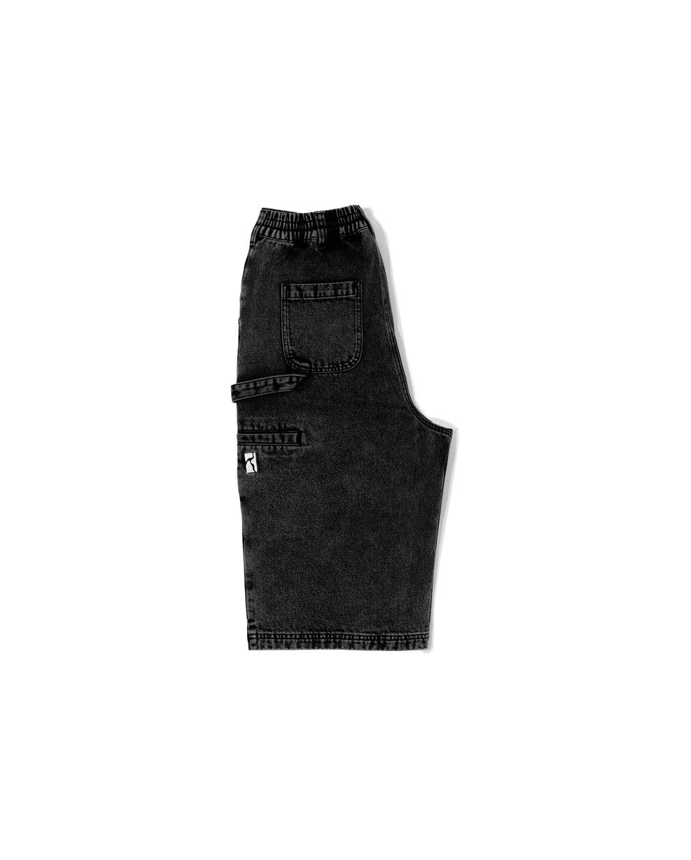 POETIC COLLECTIVE SCULPTOR SHORT BLACK DENIM - Tôpette Skateboards & Lifestyle