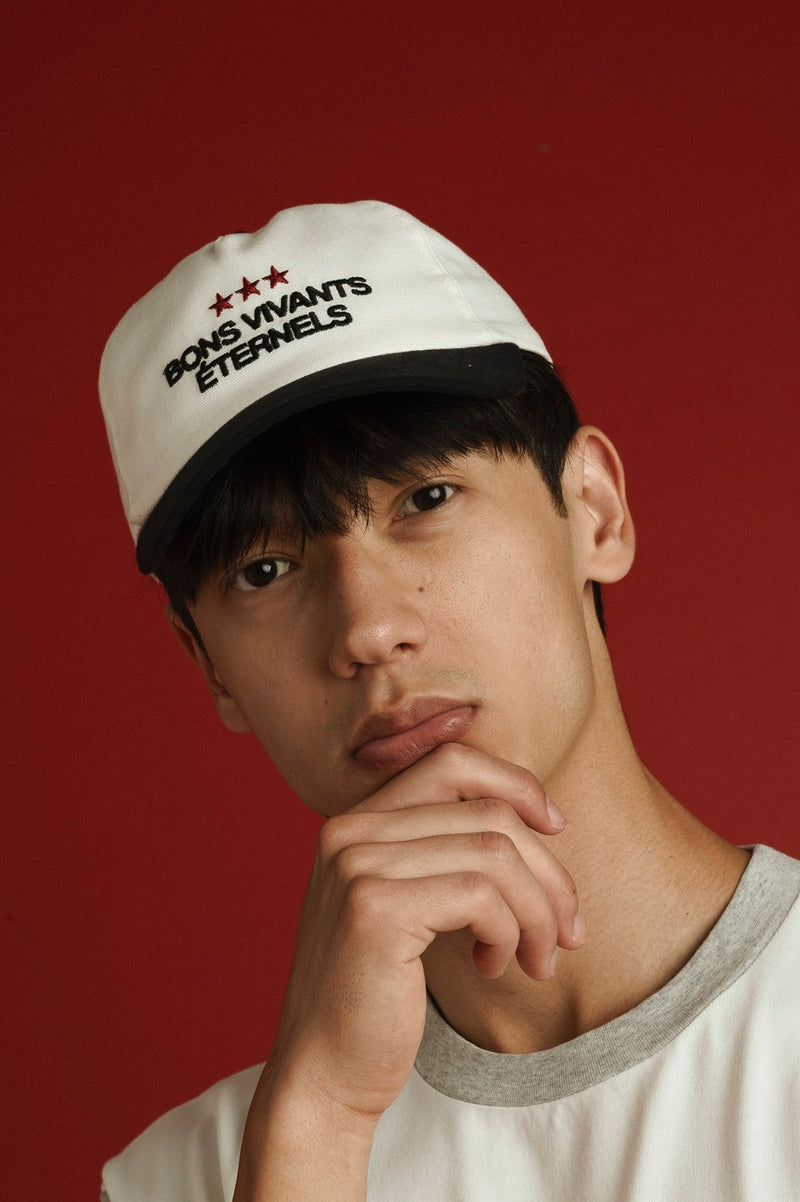 QHUIT BONS VIVANTS ETERNELS CAP OFF WHITE - Tôpette Skateboards & Lifestyle