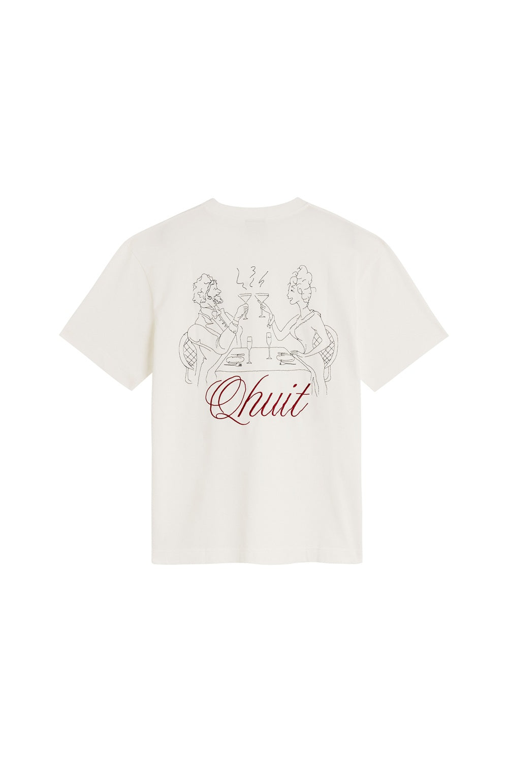 QHUIT CIN CIN T-SHIRT OFF WHITE  - Tôpette Skateboards & Lifestyle