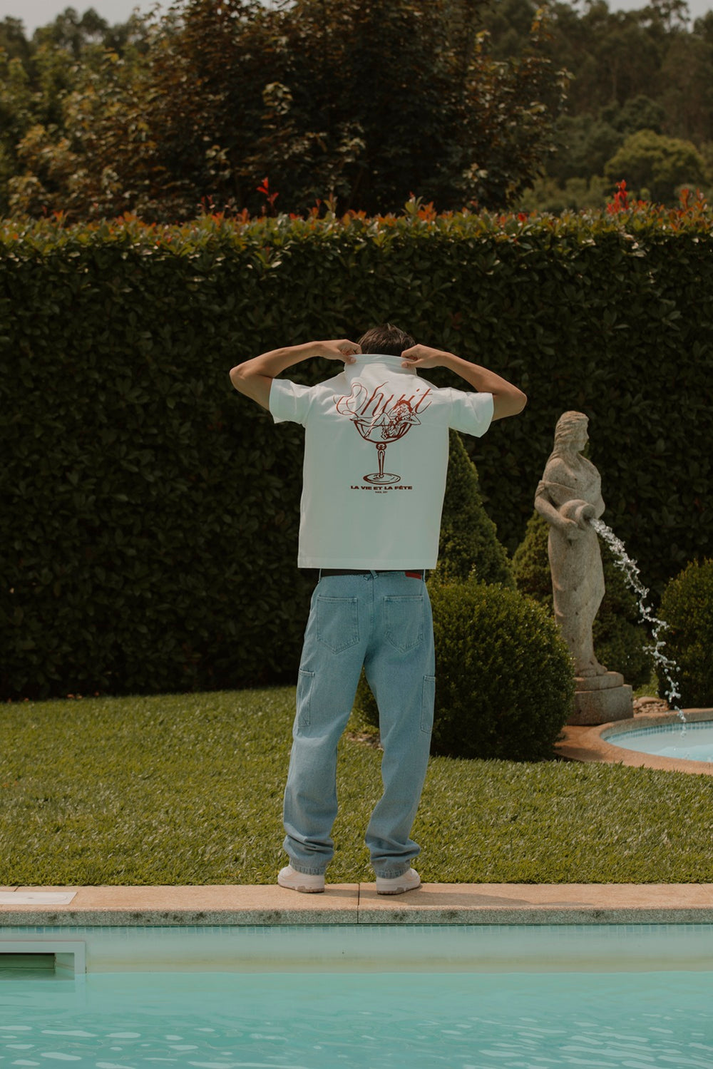 QHUIT HAPPY HOUR T-SHIRT OFF WHITE - Tôpette Skateboards & Lifestyle