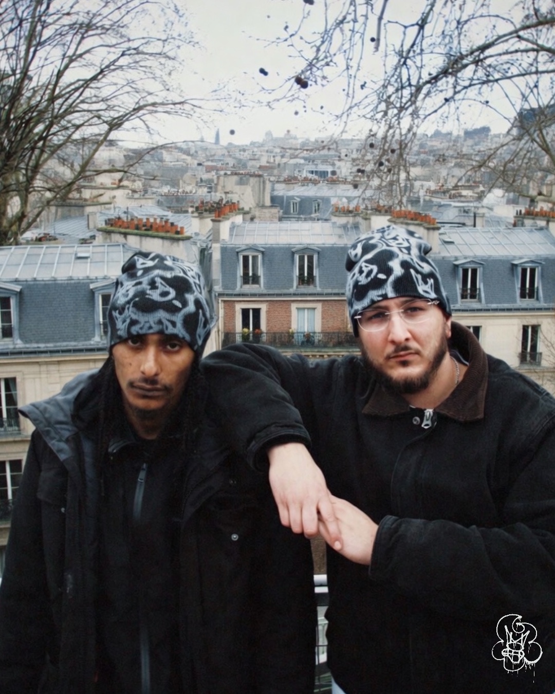 TEYO ALL OVER BEANIE BLACK - Tôpette Skateboards & Lifestyle