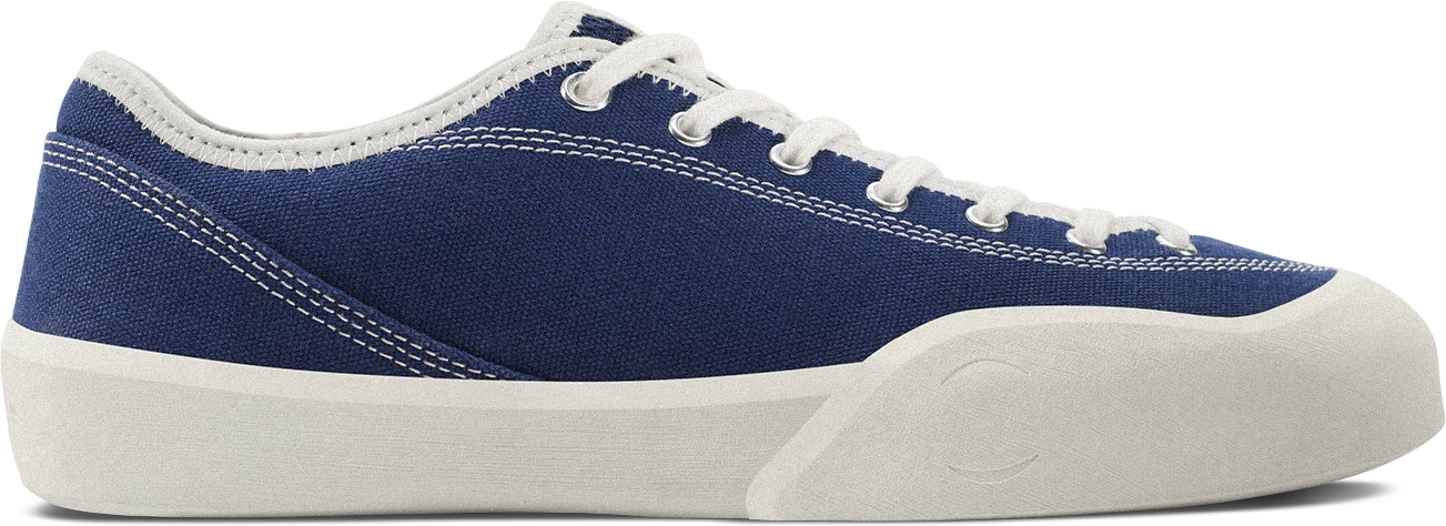 VILLAGE PM 1.30 PM NAVY WHITE CANVAS - Tôpette Skateboards & Lifestyle