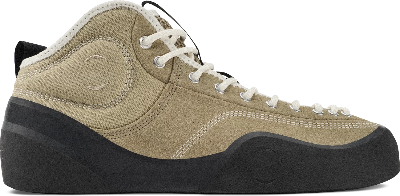 VILLAGE PM 1.00 PM MID SAND SUEDE CANVAS - Tôpette Skateboards & Lifestyle