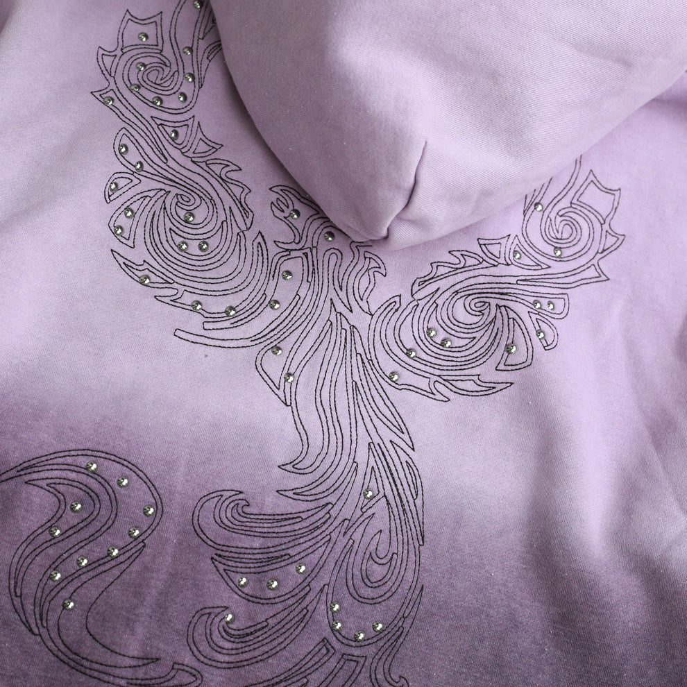 YARDSALE OMBRE HOOD PURPLE - Tôpette Skateboards & Lifestyle