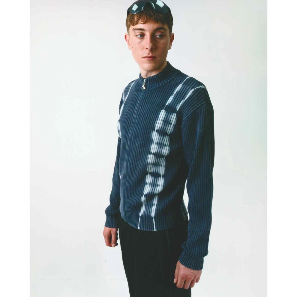 YARDSALE TIEDYE FULL-ZIP NAVY - Tôpette Skateboards & Lifestyle